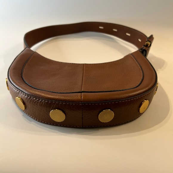 AUTHENTIC FOSSIL HARWELL LEATHER CRESCENT BAG - Picture 8 of 13